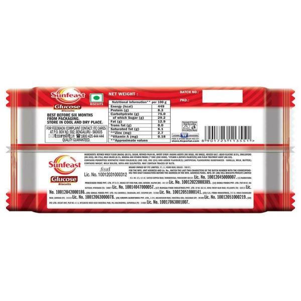 Sunfeast Glucose Biscuits 256 g JioMart
