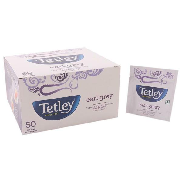 Tetley Earl Grey Leaf Tea Bags 50 pcs JioMart
