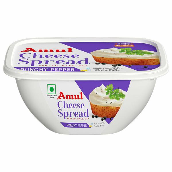 Amul Punchy Pepper Cheese Spread 200 g (Container) JioMart