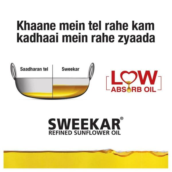 Sweekar Refined Sunflower Oil 1 L JioMart