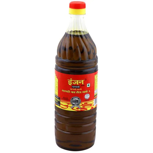 Engine Brand Kachi Ghani Mustard Oil 1 L (Bottle) JioMart