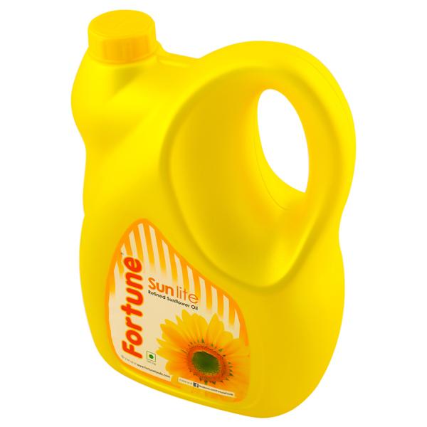 Fortune Sunlite Refined Sunflower Oil 5 L JioMart