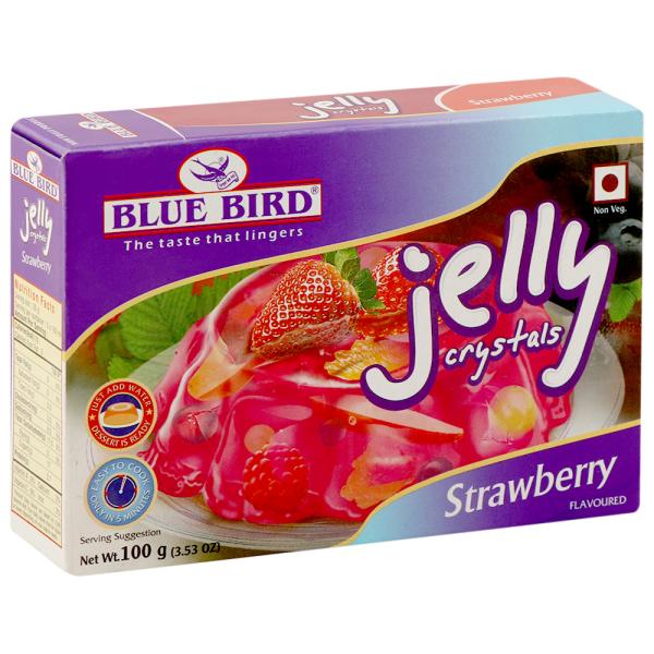 Blue Bird Strawberry Jelly Crystals 100 g JioMart