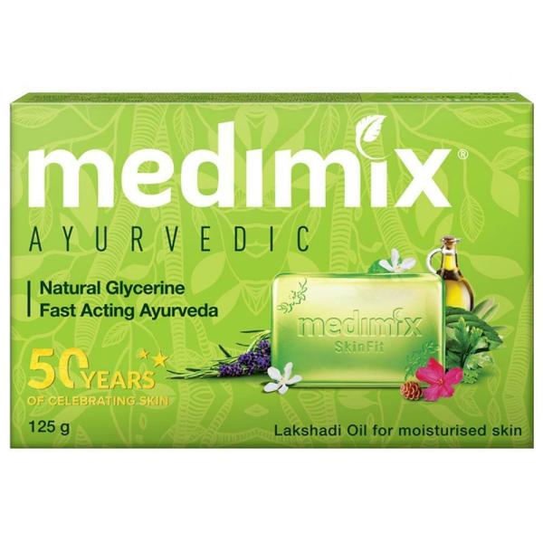 Medimix Ayurvedic Natural Glycerine Soap with Lakshadi Oil 125 g JioMart