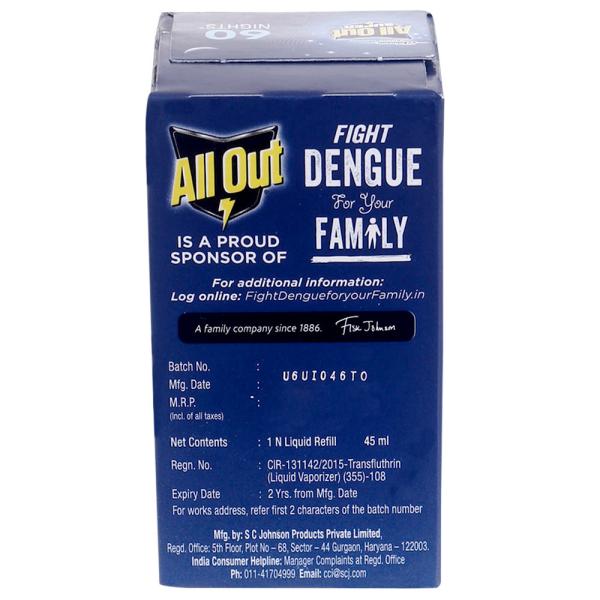 All Out Super Mosquito Repellent Refill 45 ml JioMart