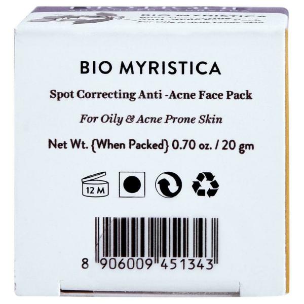 Biotique Bio Myristica Spot Correcting AntiAcne Face Pack for Oily