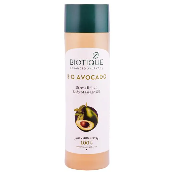 Biotique Bio Avocado Stress Relief Body Massage Oil 200 ml JioMart