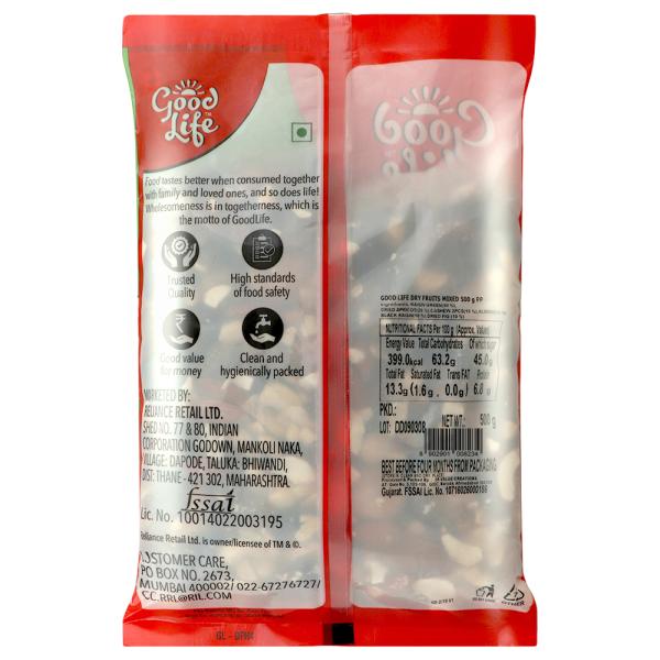 Good Life Mixed Dry Fruits 500 g JioMart