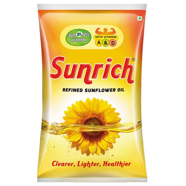 Sunrich Refined Sunflower Oil 1 L JioMart