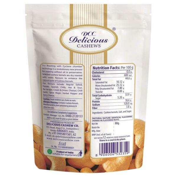 DCC Delicious Roasted Spanish Chili Flavoured Cashews 80 g JioMart