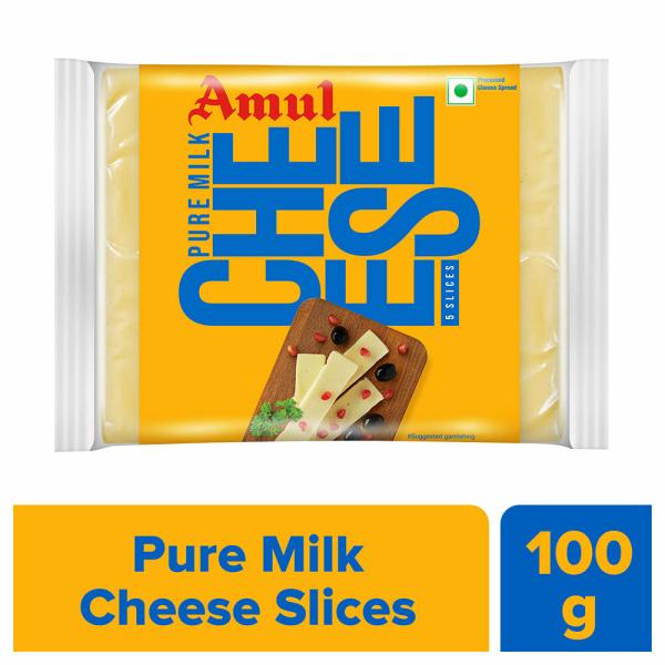 Amul Cheese Slices 100 g (Pack of 5) JioMart