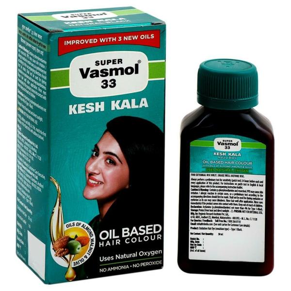 Super Vasmol 33 Kesh Kala Oil Based Hair Colour 50 ml - JioMart