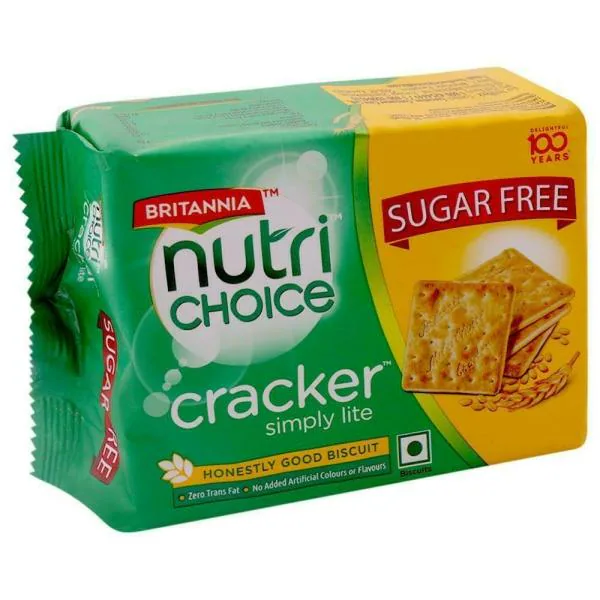 Britannia NutriChoice SugarFree Crackers 200 g JioMart