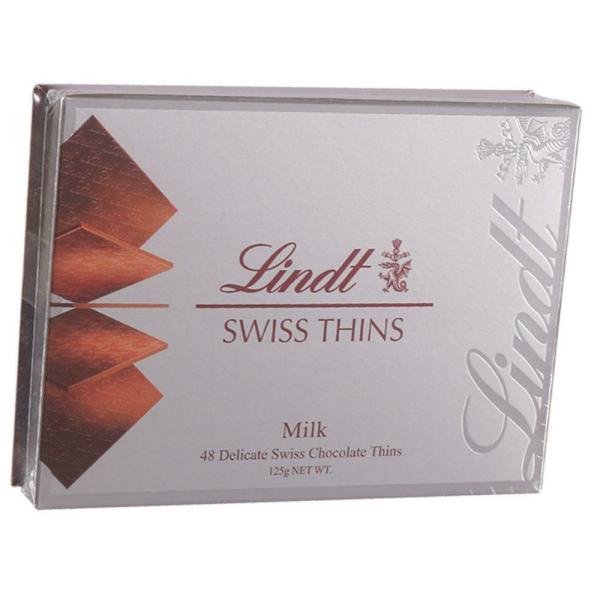 Lindt Milk Chocolate Swiss Thins 125 g JioMart
