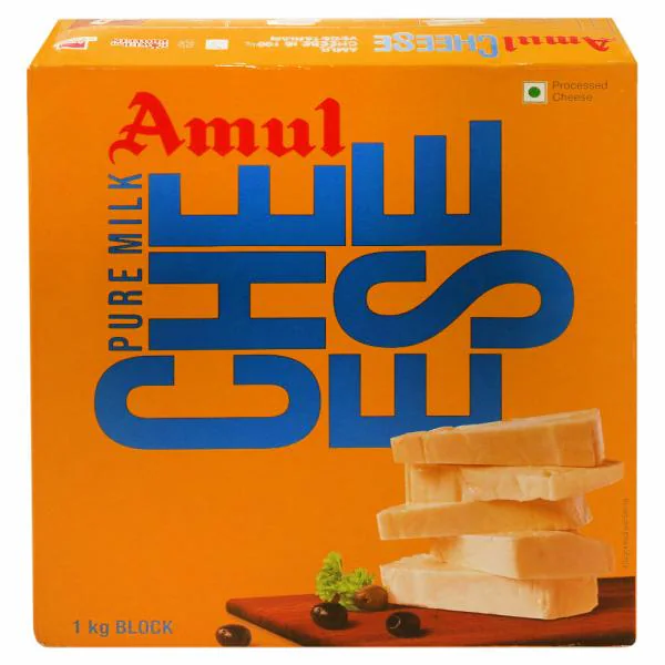 Amul Cheese Block 1 kg (Carton) JioMart