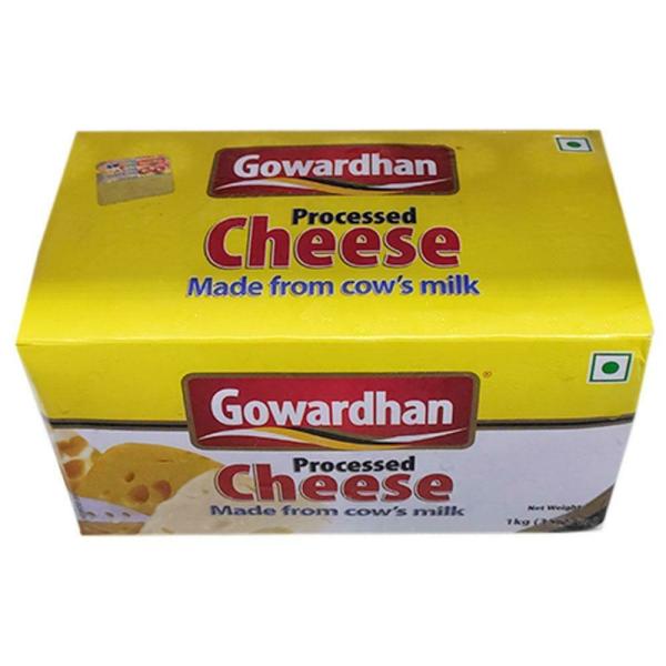 Gowardhan Processed Cheese Block 1 kg (Carton) JioMart