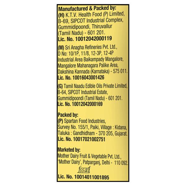 Dhara Nourish Vit A E Refined Sunflower Oil 1 L JioMart