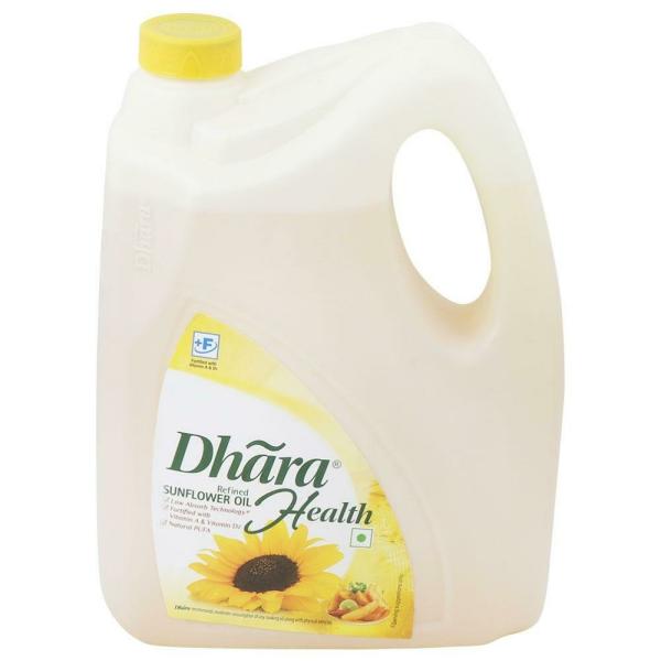 Dhara Refined Sunflower Oil 5 L JioMart