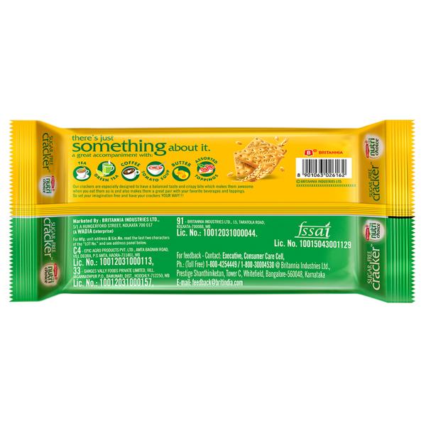 Britannia NutriChoice Sugar Free Classic Lite Cracker 300 g JioMart