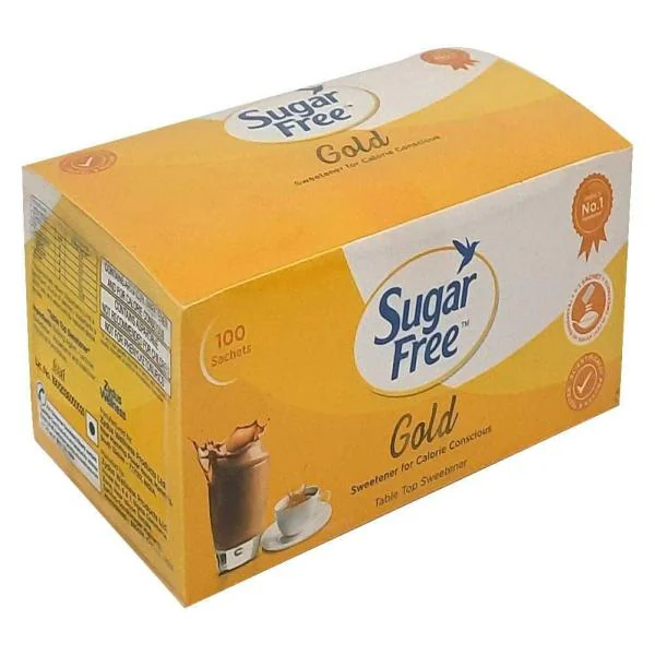Sugar Free Gold Table Top Sweetener 100 Sachets JioMart