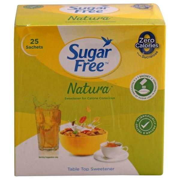 Sugar Free Natura Table Top Sweetener 25 Sachets JioMart