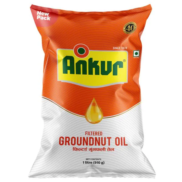 Ankur Double Filtered Groundnut Oil 1 L JioMart