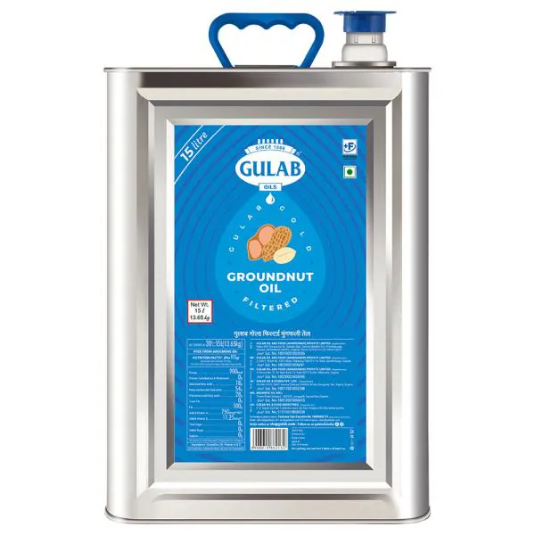 Gulab Gold Filtered Groundnut Oil 15 L JioMart