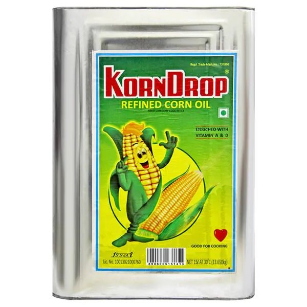 KornDrop Refined Corn Oil 15 L JioMart