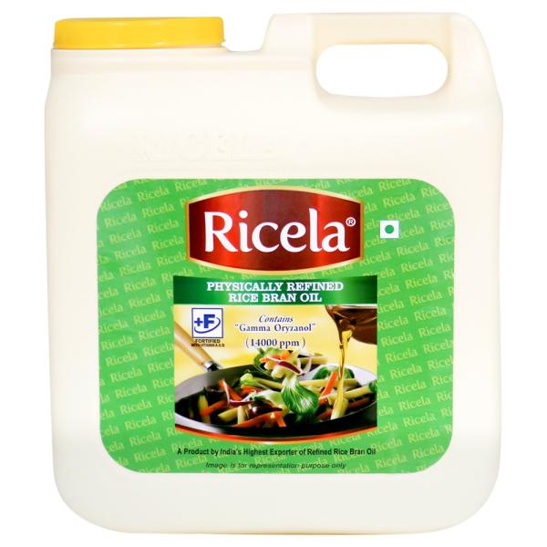 Ricela Physically Refined Rice Bran Oil 15 L JioMart