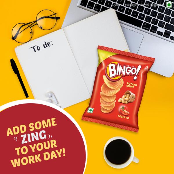 Bingo Tomato Potato Chips 25 g JioMart