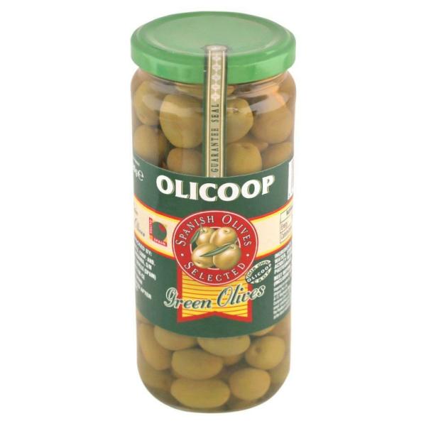 Olicoop Whole Green Spanish Olives 450 g JioMart