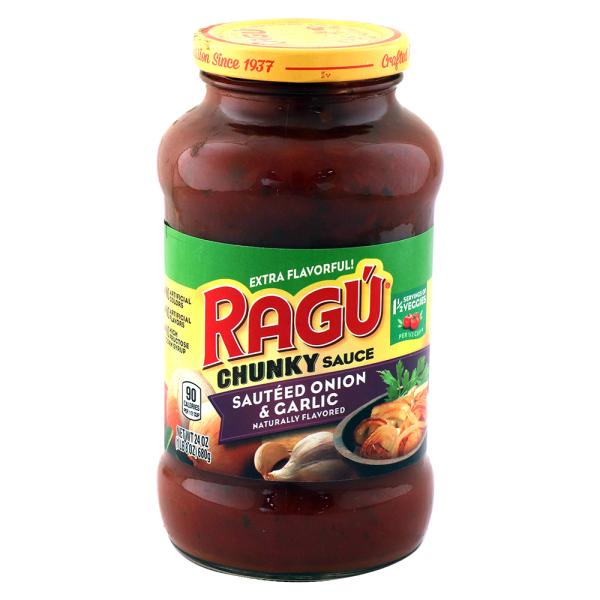 Ragu Sauteed Onion & Garlic Chunky Pasta Sauce 680 g JioMart