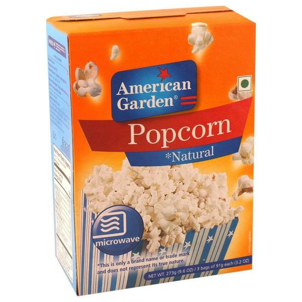 American Garden Natural Microwave Popcorn 273 g JioMart
