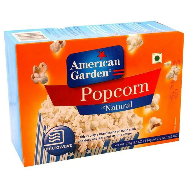 American Garden Natural Microwave Popcorn 273 g JioMart