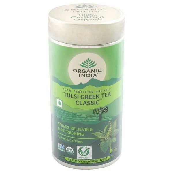 Organic India Tulsi Green Tea 100 g JioMart
