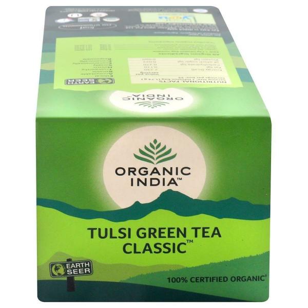 Organic India Classic Tulsi Green Tea Bags 1.74 g (25 pcs) JioMart
