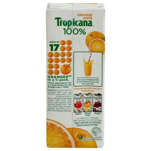 Tropicana 100 Orange Juice 200 ml JioMart