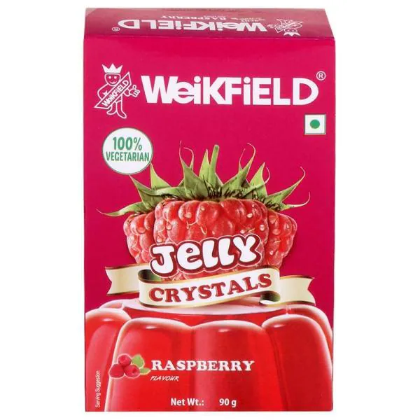 Weikfield Raspberry Flavour Jelly Crystals 90 g JioMart