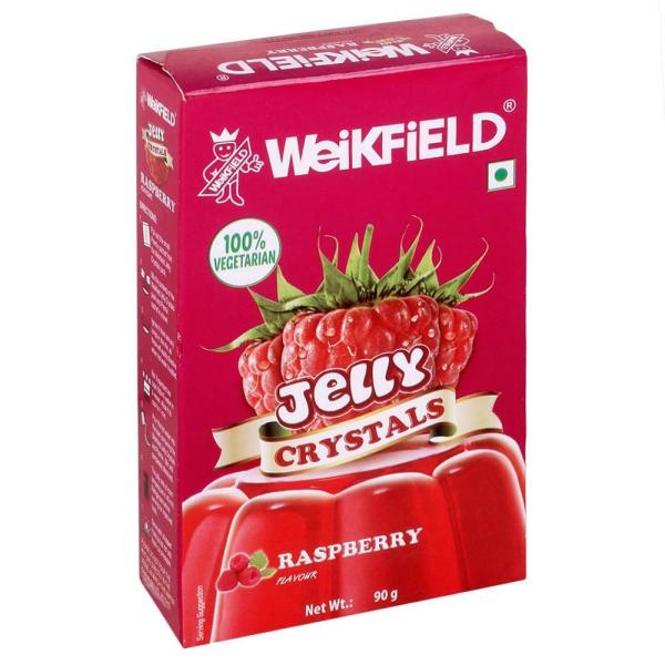 Weikfield Raspberry Flavour Jelly Crystals 90 g JioMart