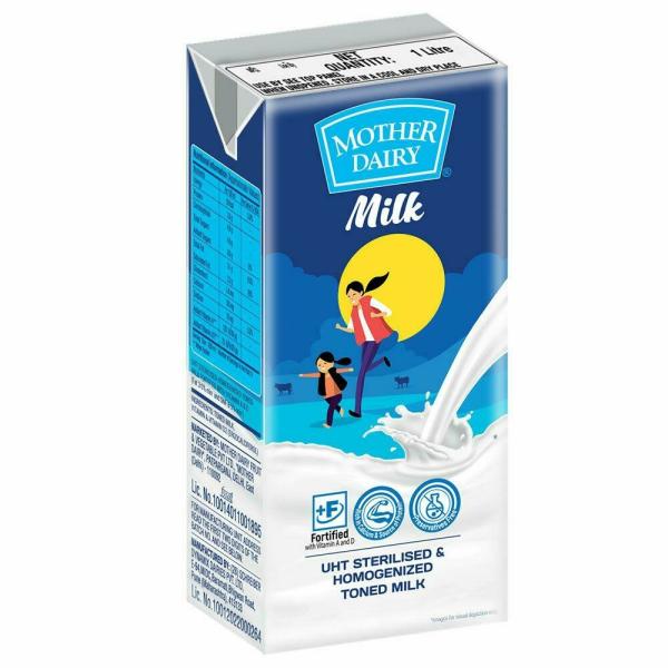 Mother Dairy Toned Milk 1 L (Tetra Pak) JioMart