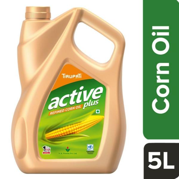 Tirupati Active Plus Refined Corn Oil 5 L JioMart
