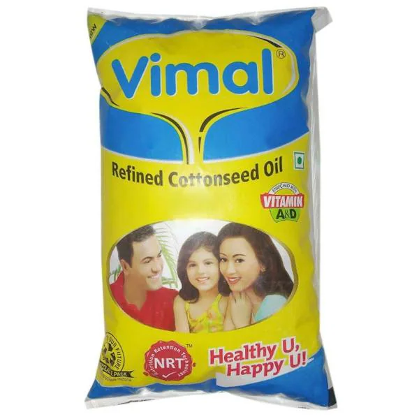Vimal Refined Cottonseed Oil 1 L JioMart