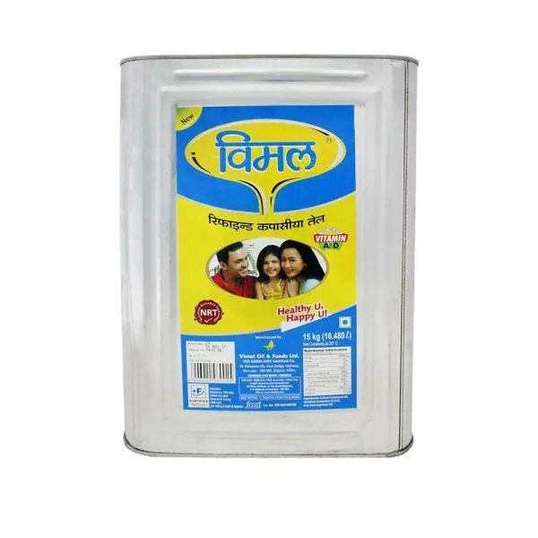 Vimal Refined Cottonseed Oil 15 kg JioMart