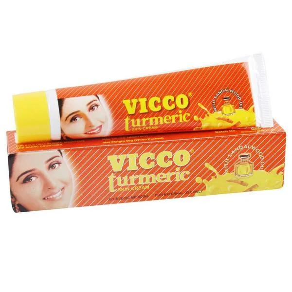 Vicco Turmeric Skin Cream with Sandalwood Oil 50 g JioMart