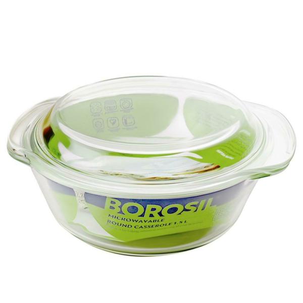 Borosil Glass Casserole with Flat Lid 1500 ml JioMart