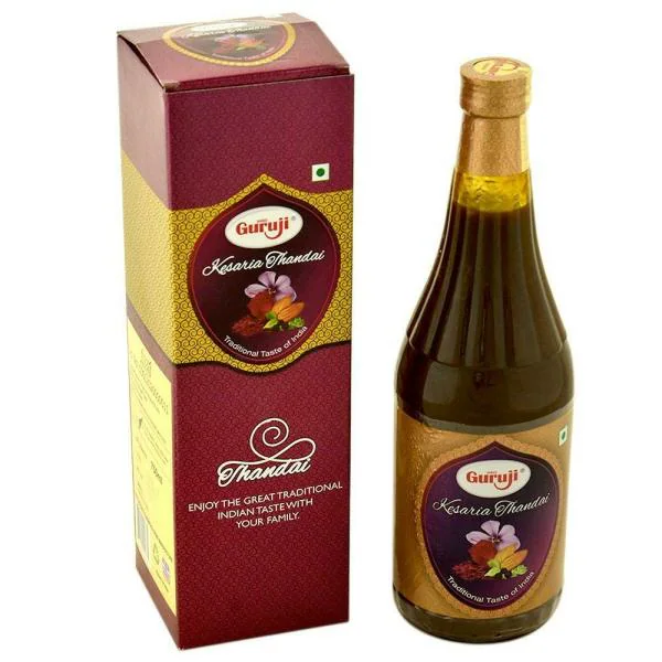 Shree Guruji Kesaria Thandai Syrup 750 ml JioMart