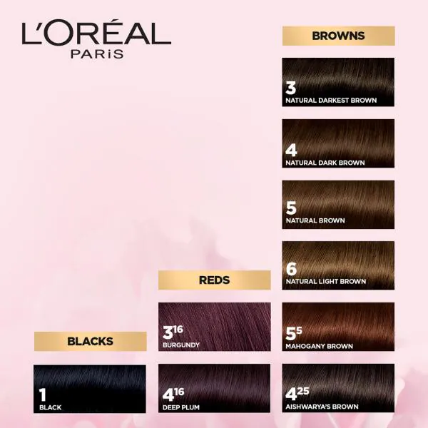 L'Oreal Paris Excellence Creme Hair Colour, Natural Darkest Brown (3) (72  ml + 100 g) - JioMart