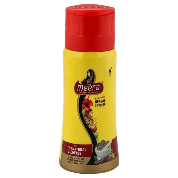 Meera Herbal with 11 Herbs Hairwash Powder 120 g - JioMart