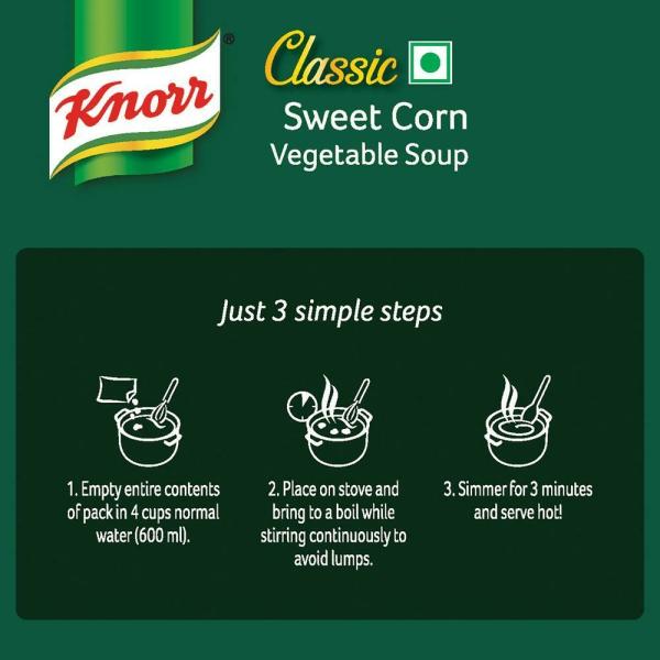 Knorr Classic Sweet Corn Vegetable Instant Soup 44 g JioMart
