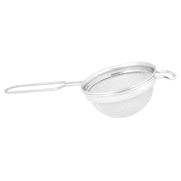 SJE Om Prabhat Round Stainless Steel Juice Strainer with Wire Handle